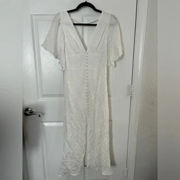 Jenny Yoo Lucinda White Dress - Picture 4 of 6